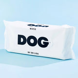 DOG by Dr Lisa Dog Wipes, a white resealable pack labeled DOG on a blue background