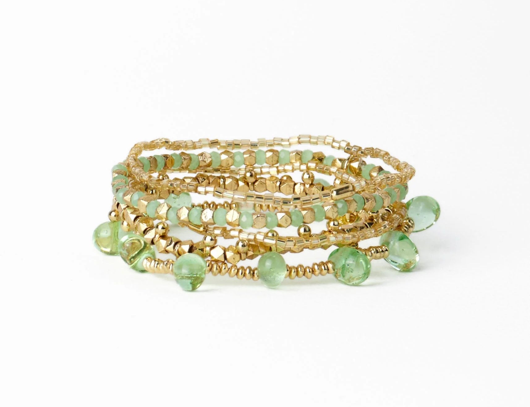 Ella Stack of 5 Stretch Bracelet