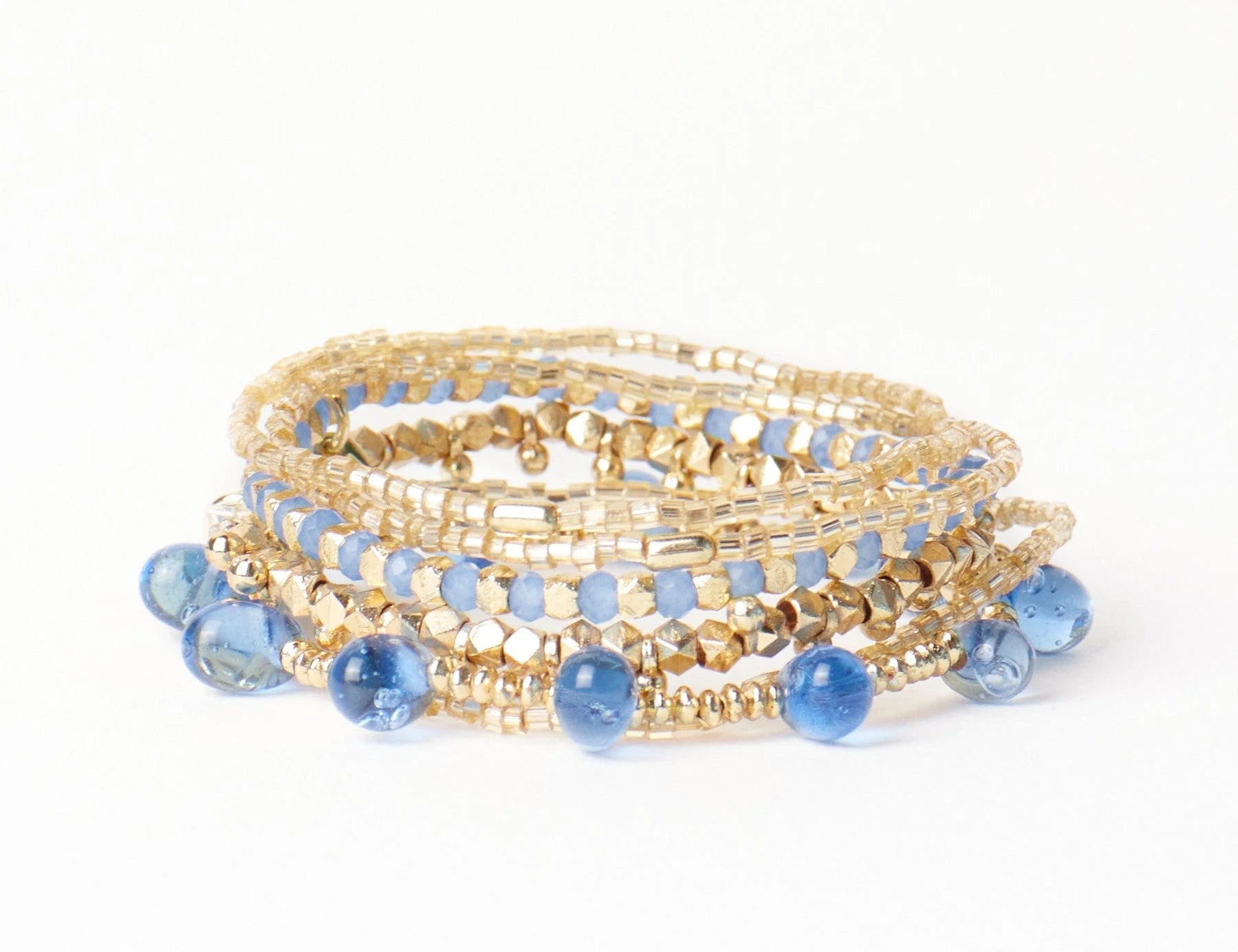 Ella Stack of 5 Stretch Bracelet