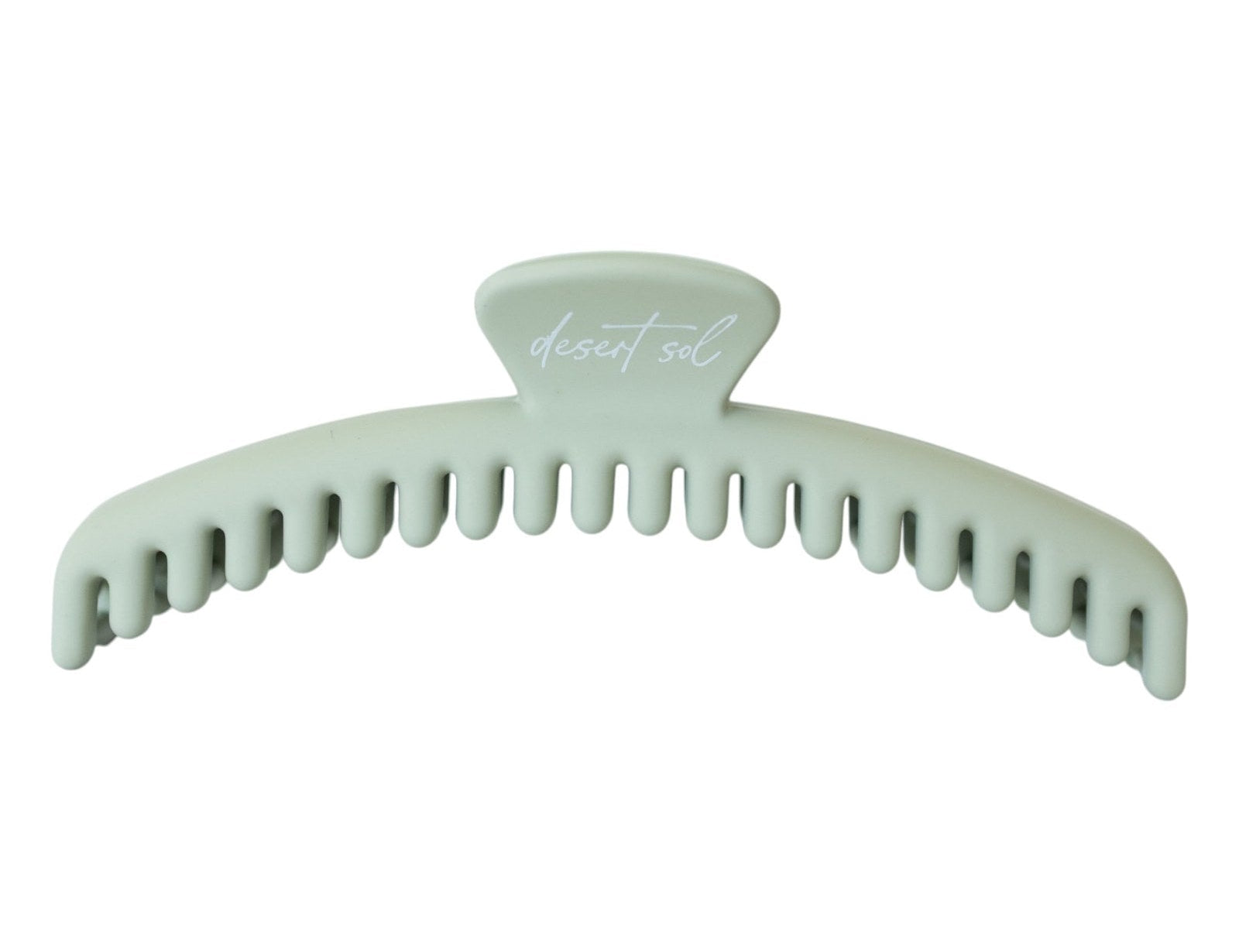 Frenchie Claw Clip in soft sage, standard size, Desert Sol