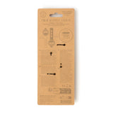 Back of the Gentlemen's Hardware Twin Bicycle Lights packaging with instructions
