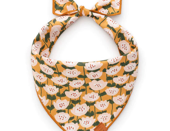 Goldenflowers Dog Bandana