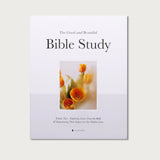 The Good and Beautiful Bible Study Volume 2, a white cover with a photo of yellow tulips