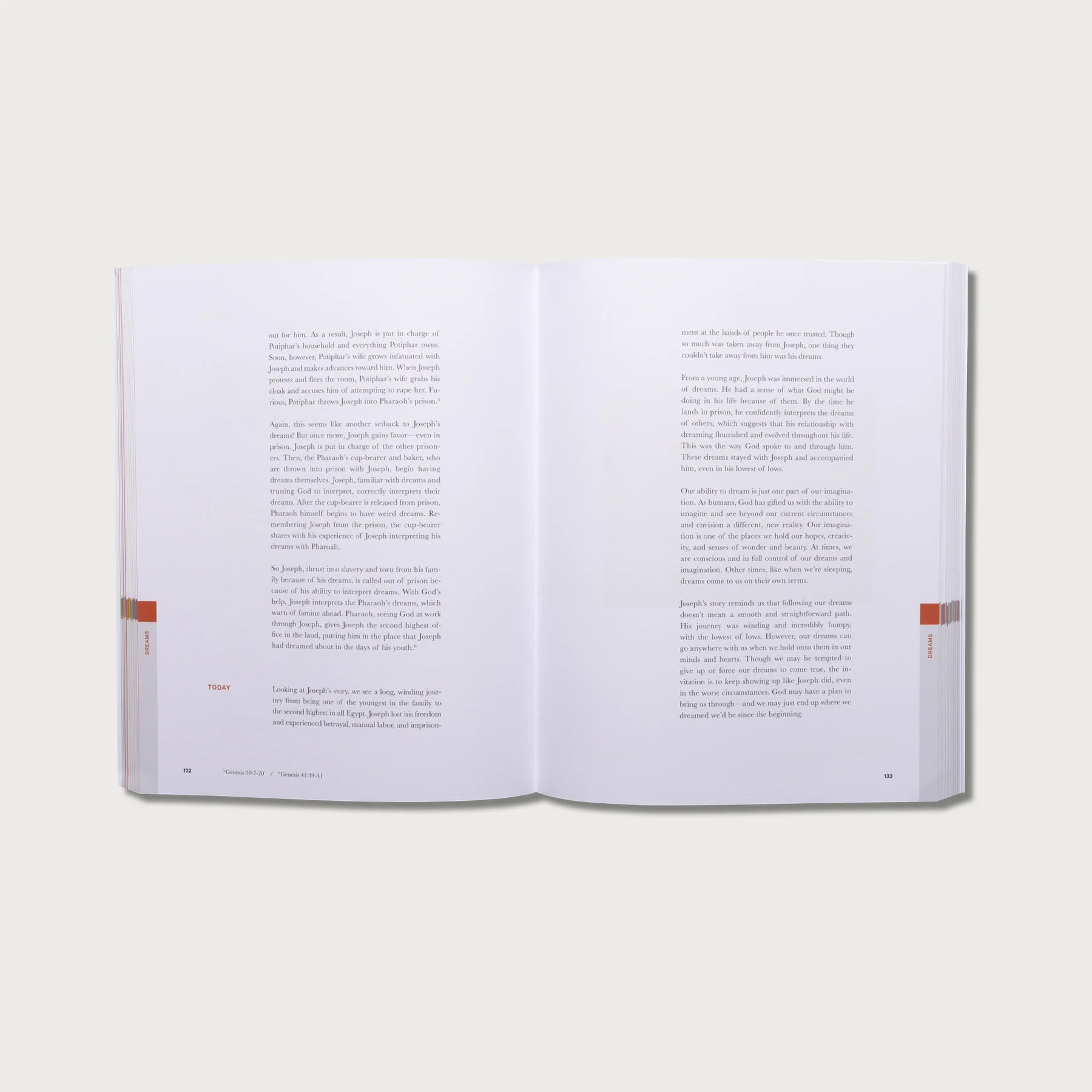 The Good and Beautiful Bible Study Volume 2 open to a two-page text spread