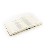 Hosanna Revival CSB Notetaking Bible Dorset theme lying open at an angle