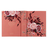 Hosanna Revival CSB Notetaking Bible Rosedal theme full cover spread in rose pink with florals