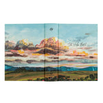 Hosanna Revival ESV Journaling Bible Santa Lucia theme full cover spread with front, spine and back