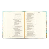 Hosanna Revival ESV Journaling Bible Santa Lucia theme open to The Psalms with wide journaling margins