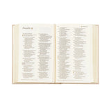 Hosanna Revival NLT Compact Bible Casablanca theme open to Proverbs