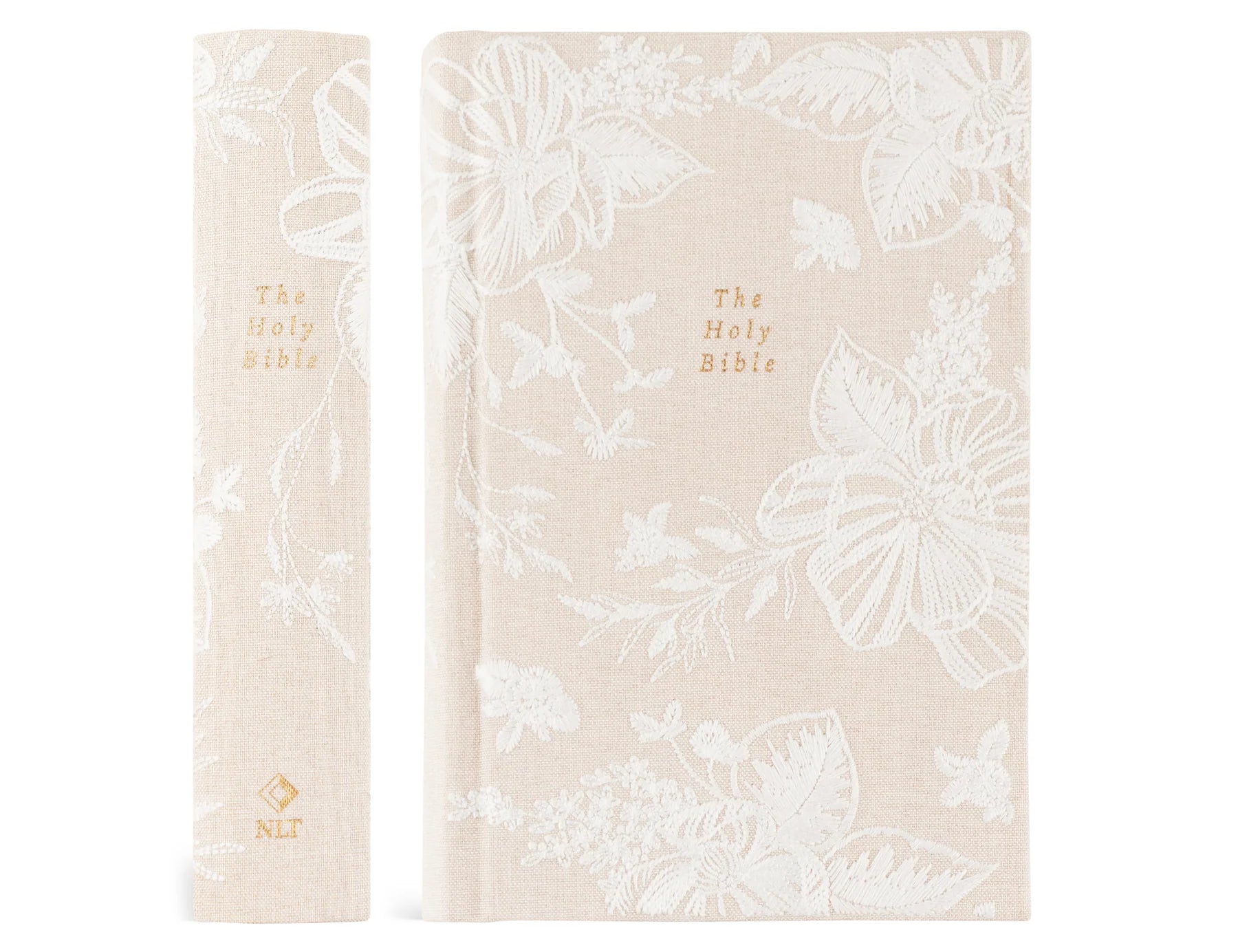 Hosanna Revival NLT Compact Bible Casablanca theme shown with its spine
