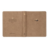 Hosanna Revival NLT Notetaking Bible Galilee theme full cover spread in tan faux leather