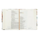 Hosanna Revival NLT Notetaking Bible Madrid theme open to Psalms with wide journaling margins