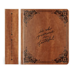 Hosanna Revival One Thing I Ask prayer journal in Edinburgh shown with its brown spine
