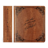 Hosanna Revival One Thing I Ask prayer journal in Edinburgh shown with its brown spine
