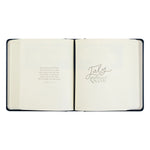 Hosanna Revival One Thing I Ask prayer journal open to the July month divider with a verse