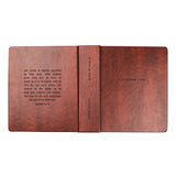 Hosanna Revival One Thing I Ask prayer journal in Stockholm, full rust brown cover spread