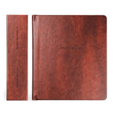Hosanna Revival One Thing I Ask prayer journal in Stockholm shown with its rust brown spine