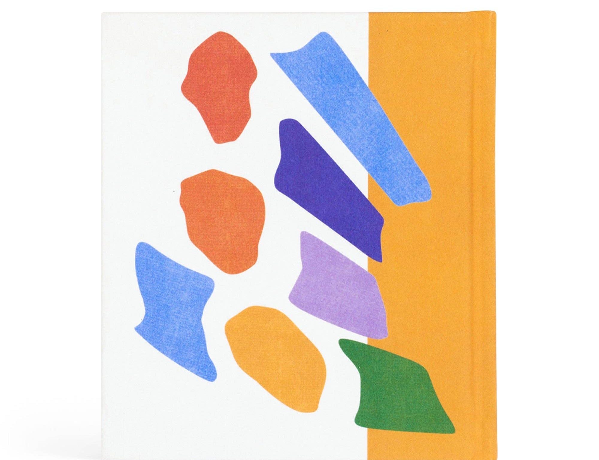 Hosanna Revival Start From Here by Ness Cannon, back cover with colorful abstract shapes on white and orange