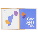 Hosanna Revival Start From Here by Ness Cannon, open to the blue chapter three page God Sees You