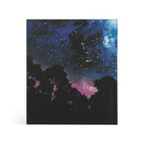 Hosanna Revival Wonder by Alicia Hamilton, back cover with a night sky over dark treetops