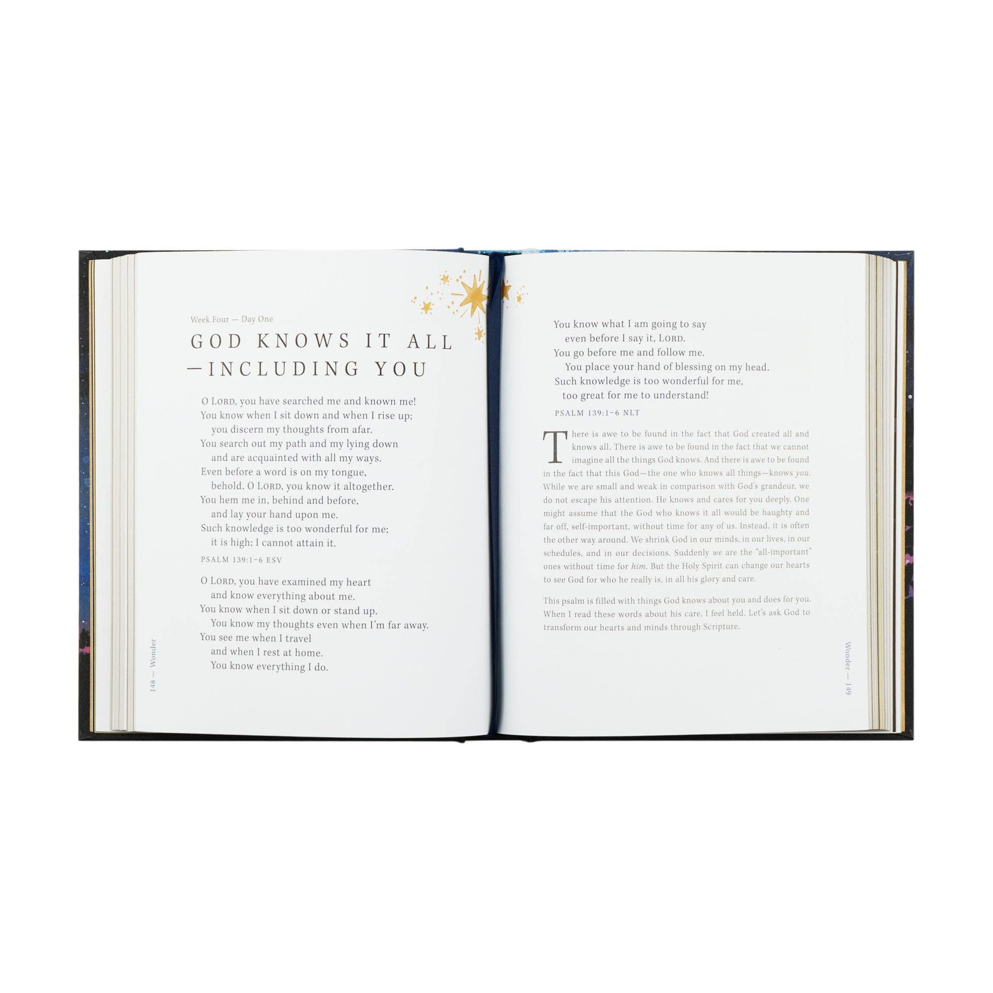Hosanna Revival Wonder by Alicia Hamilton, open to the God Knows It All Including You lesson