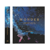 Hosanna Revival Wonder by Alicia Hamilton, navy hardcover with gold lettering shown with its spine