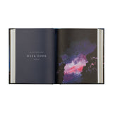 Hosanna Revival Wonder by Alicia Hamilton, open to the Week Four divider page with a pink galaxy