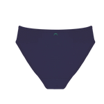 Huha Mineral Bikini underwear in Navy, back view laid flat