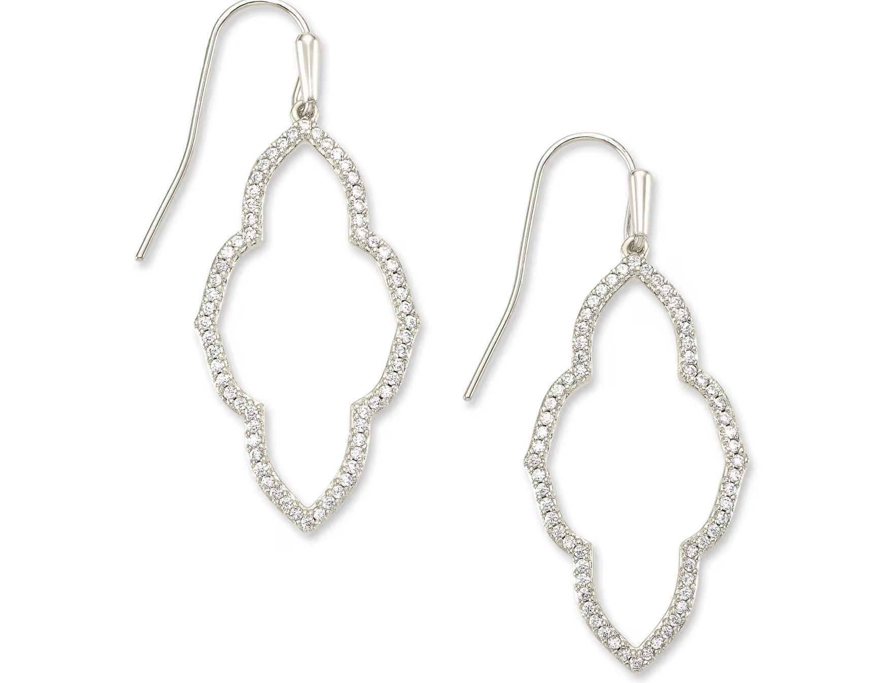 Abbie Small Open Frame Earrings