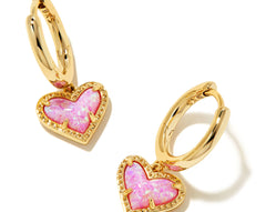 Ari Heart Huggie Earrings