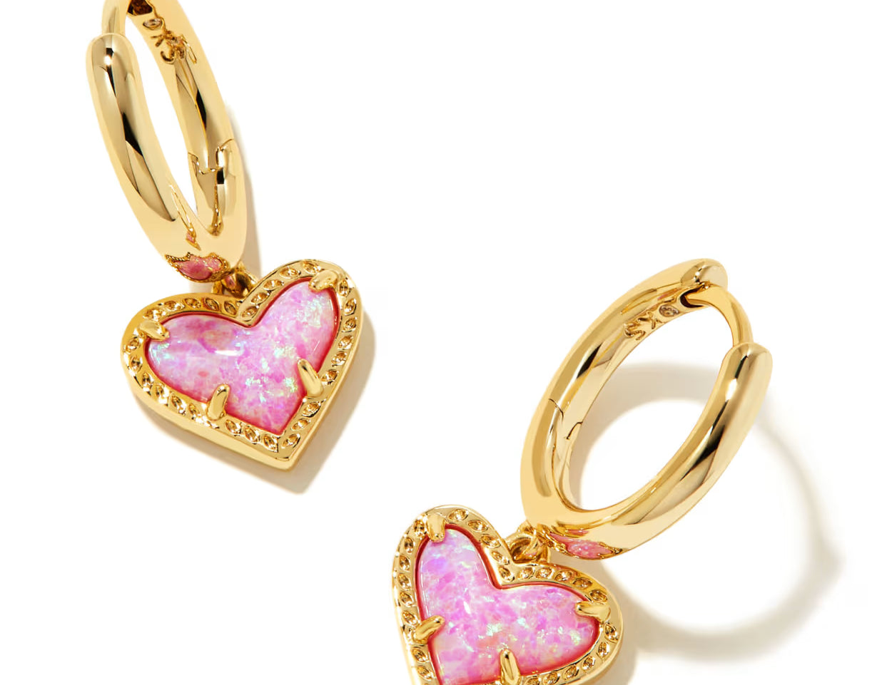 Ari Heart Huggie Earrings
