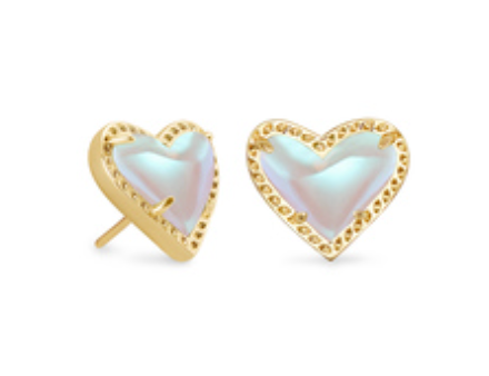 Kendra Scott Ari Heart Stud Earrings