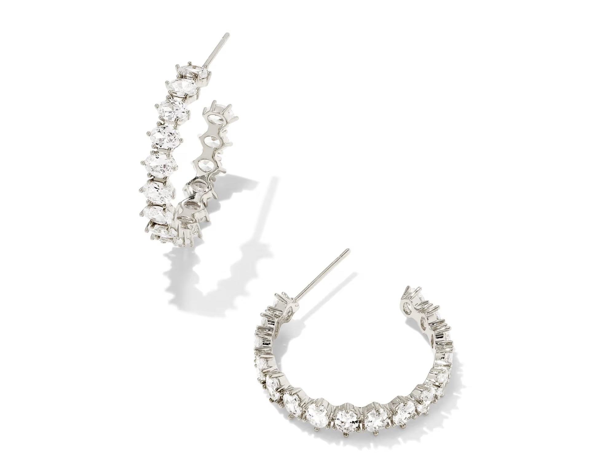 Cailin Crystal Hoop Earring