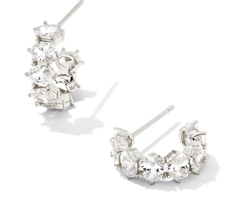 Kendra Scott Cailin Crystal Huggie Earrings