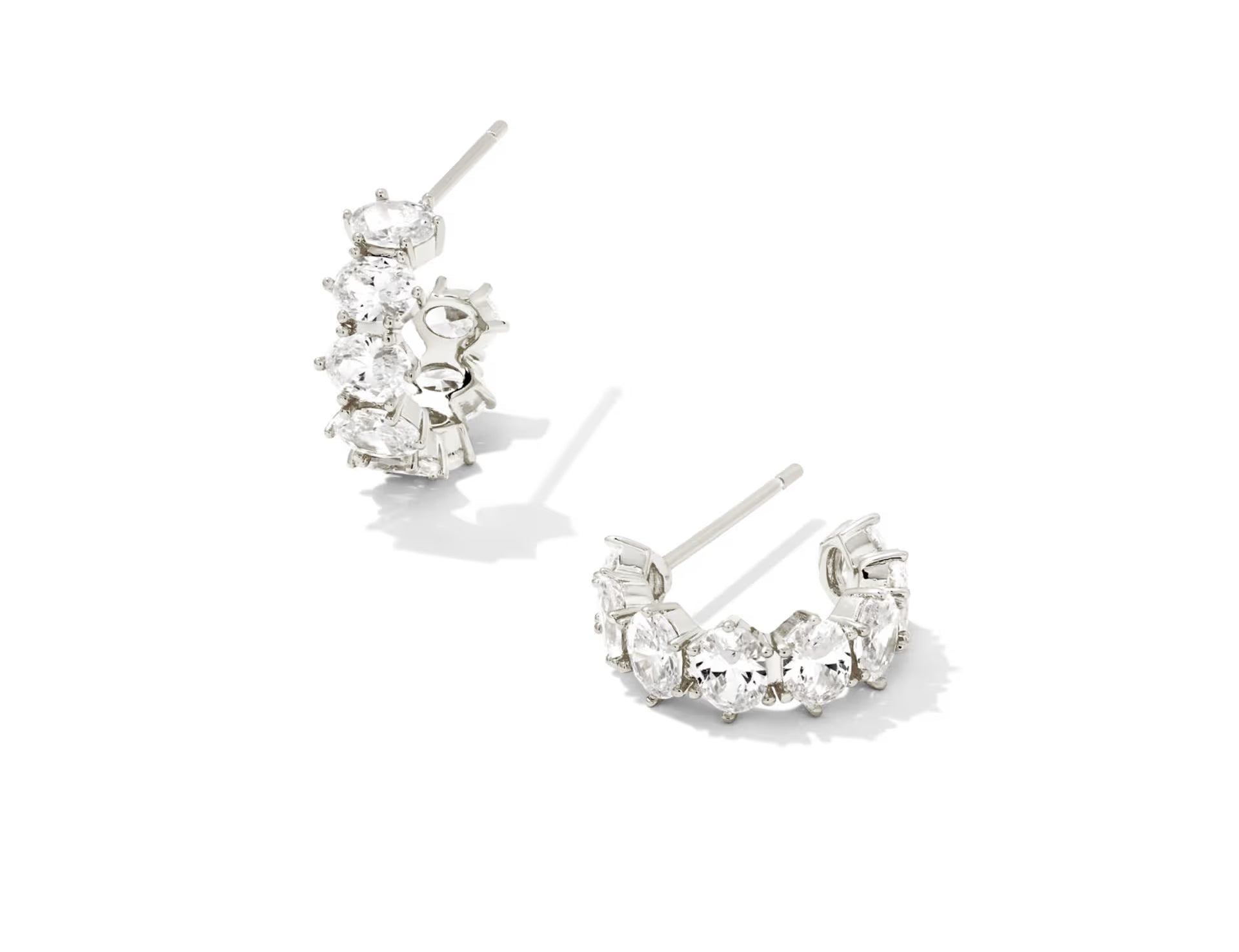 Cailin Crystal Huggie Earrings