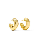 Kendra Scott Embry Hoop Earrings, Gold, Second View