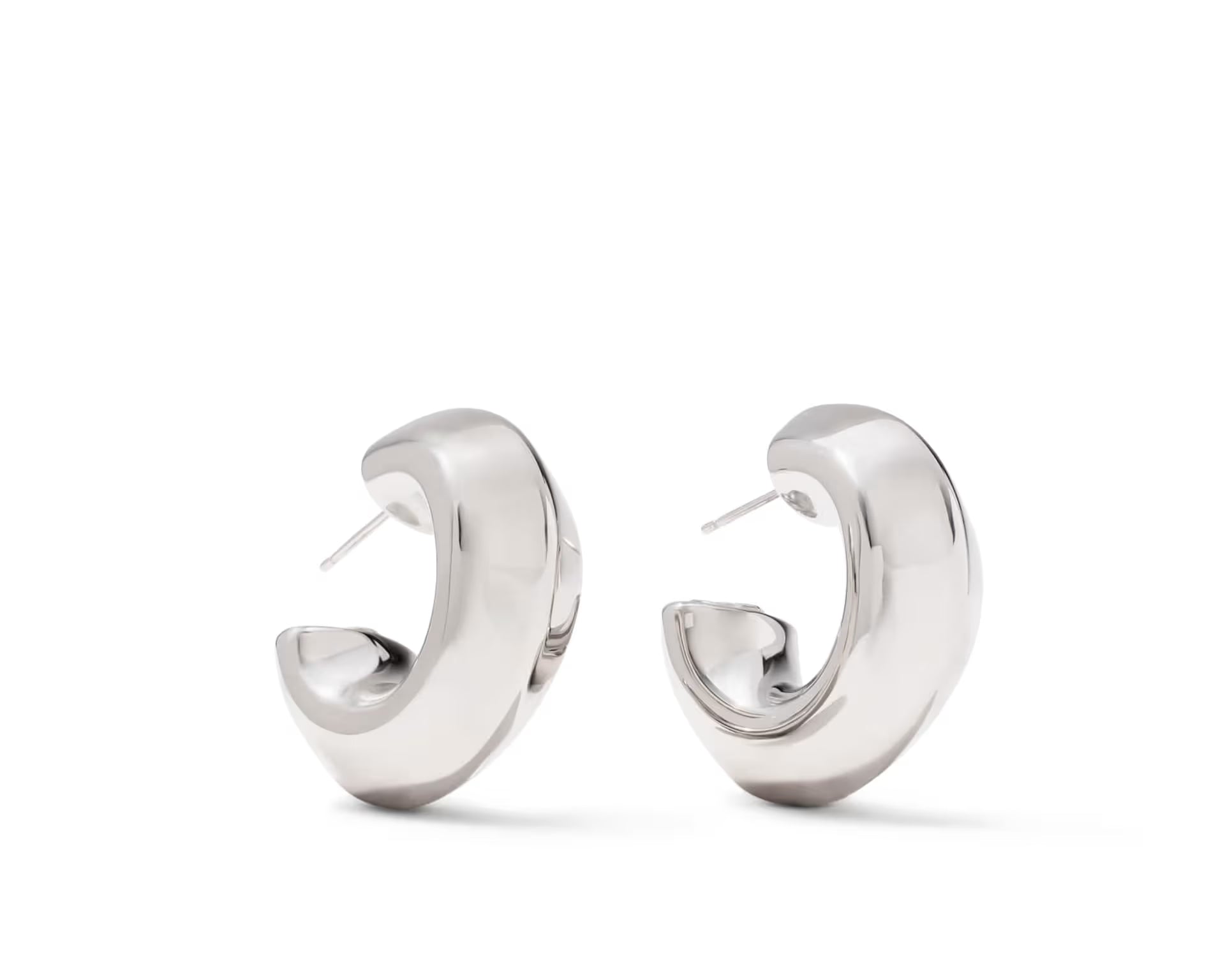 Kendra Scott Embry Hoop Earrings, Silver