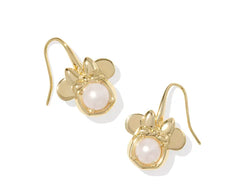 Kendra Scott Gold Minnie Mouse Drop Earring