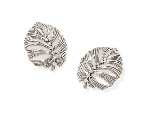 Kendra Scott Kayla Statement Earring White CZ, Second View