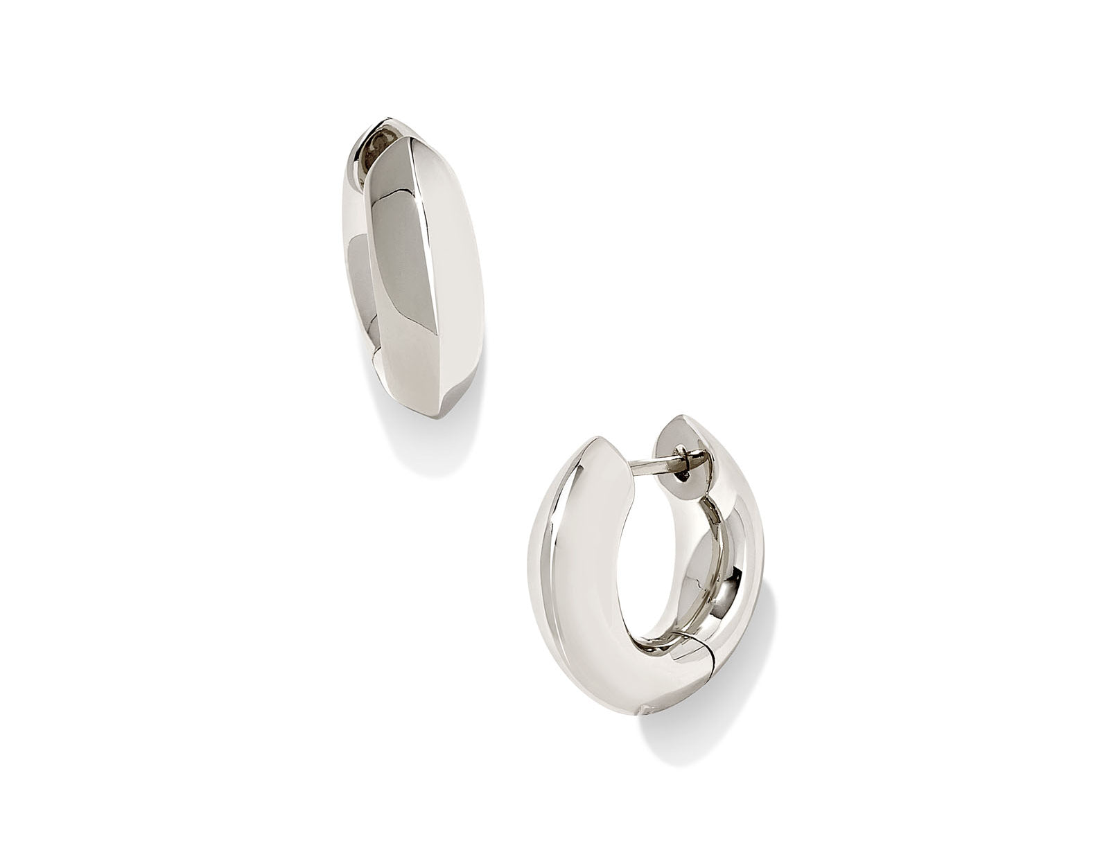 Mikki Metal Huggie Earrings
