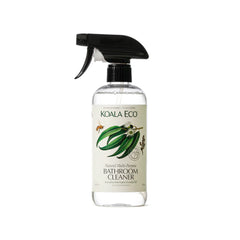 Koala Eco Natural Multi-Purpose Bathroom Cleaner in a clear spray bottle with a botanical label