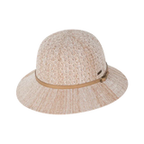 Kooringal Cassie Women's Short Brim hat in Natural, back view