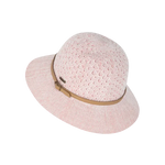 Kooringal Cassie Women's Short Brim hat in Peach, angled view