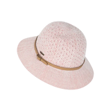 Kooringal Cassie Women's Short Brim hat in Peach, angled view