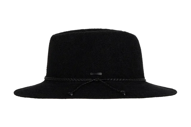 Kooringal Women's Safari Sadie hat in Black, front view