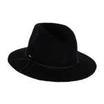 Kooringal Women's Safari Sadie hat in Black, side angled view