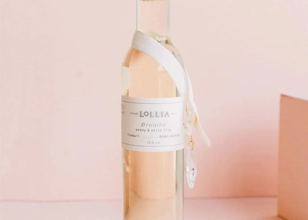 Lollia Breathe Bubble Bath bottle, 12.9 fl oz