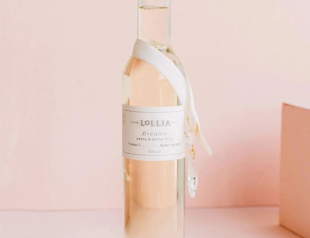 Lollia Breathe Bubble Bath bottle, 12.9 fl oz