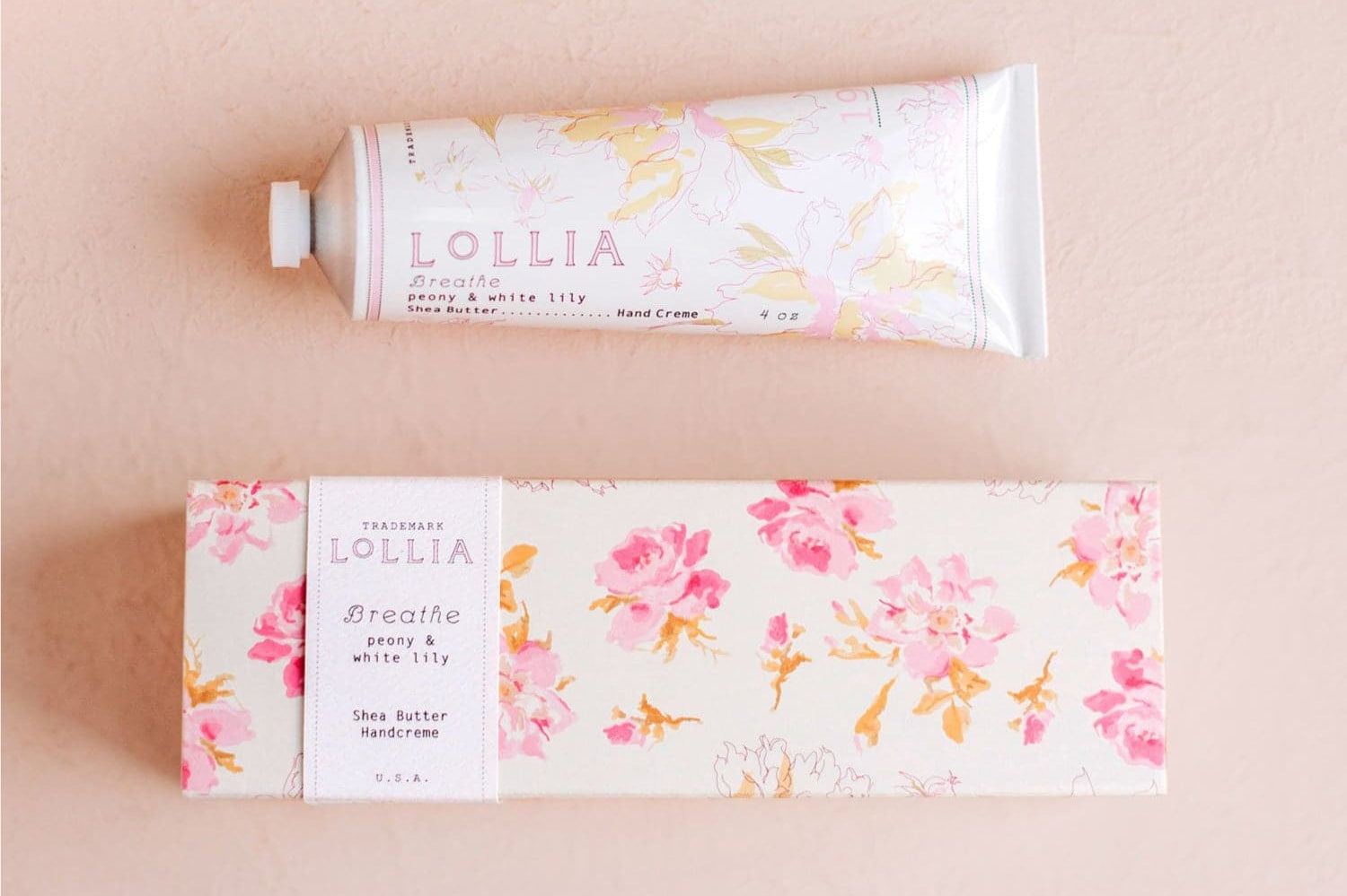 Lollia Breathe shea butter handcreme tube