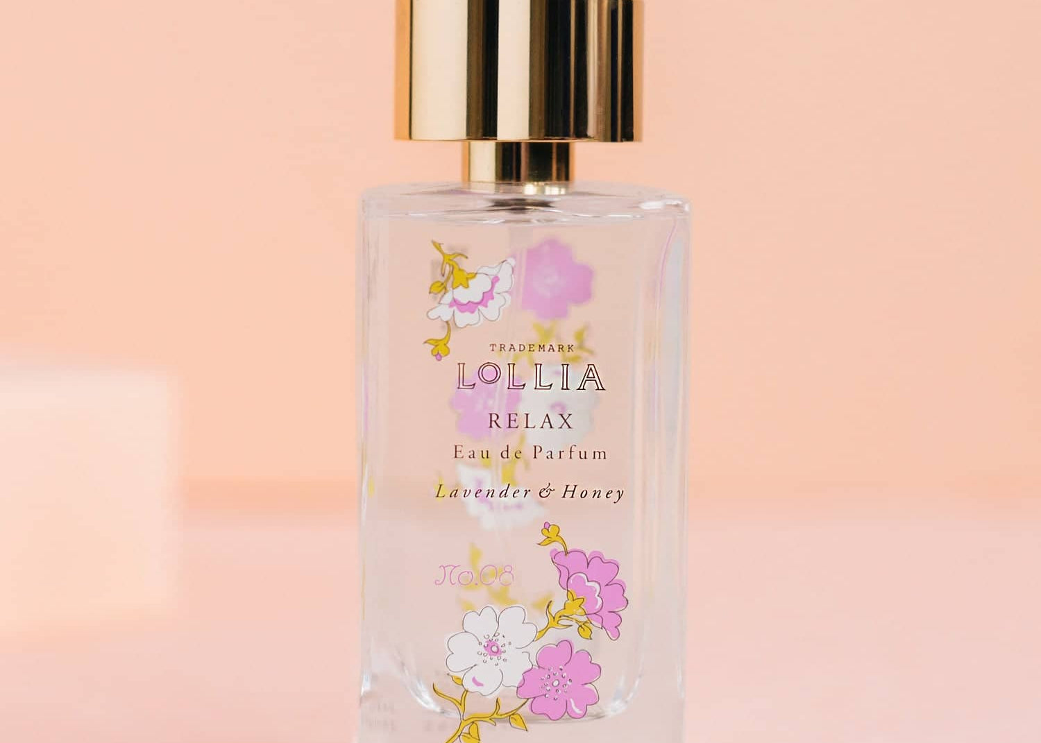 Lollia Relax Eau de Parfum bottle, 3.4 fl oz